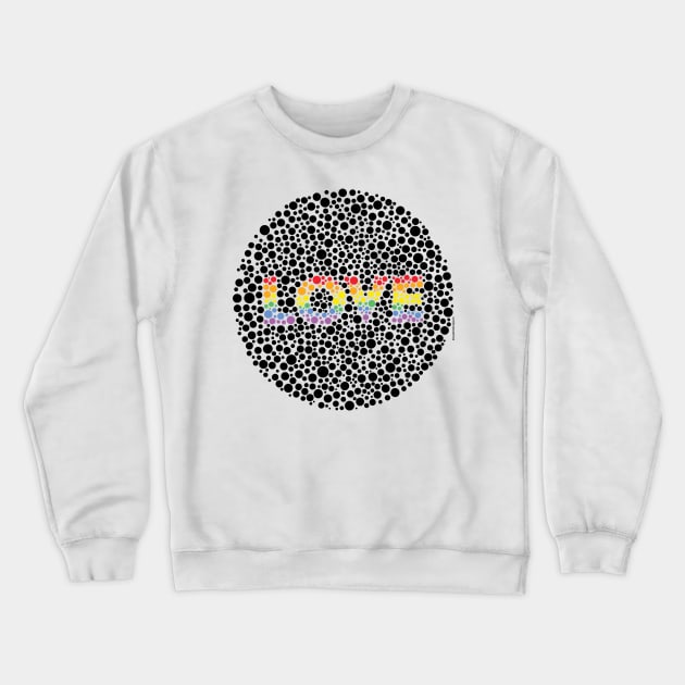 Find Love Crewneck Sweatshirt by kataszep